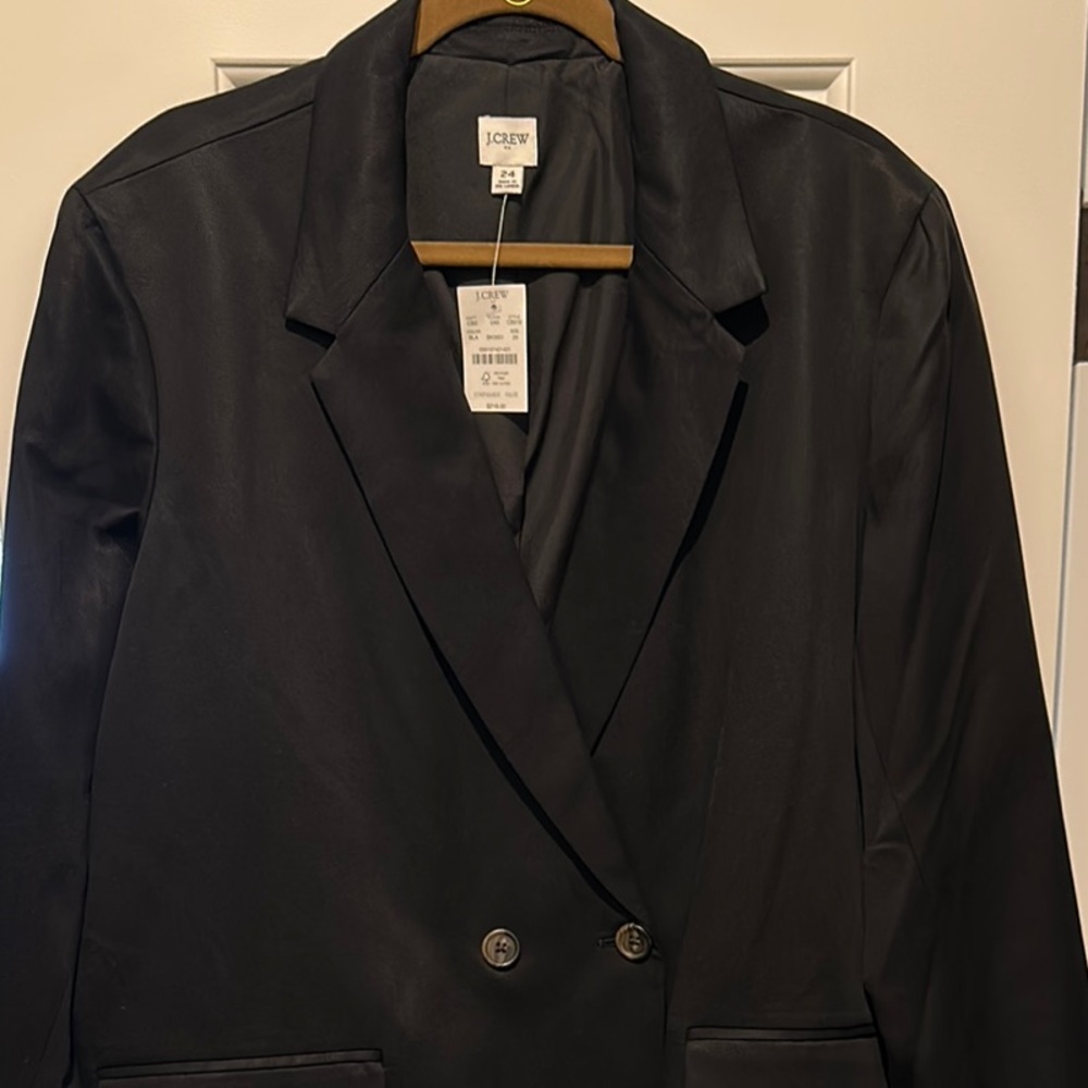 J. Crew Black Blazer Classic Tailored Suit Jacket